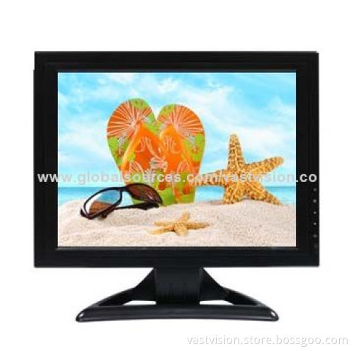15-inch Computer LCD Monitor with 15-pin VGA Input, 400:1 Contrast Ratio